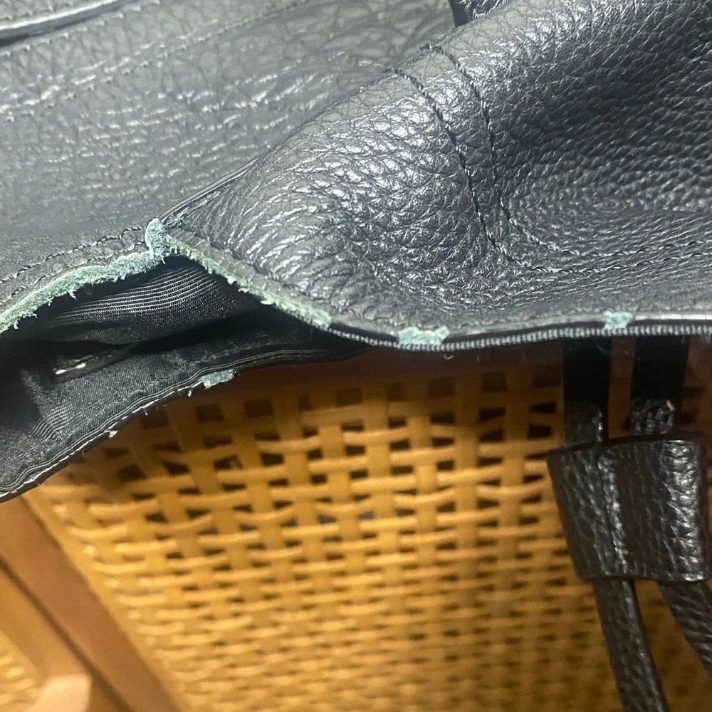 Sanctuary Black Pebbled Leather Backpack